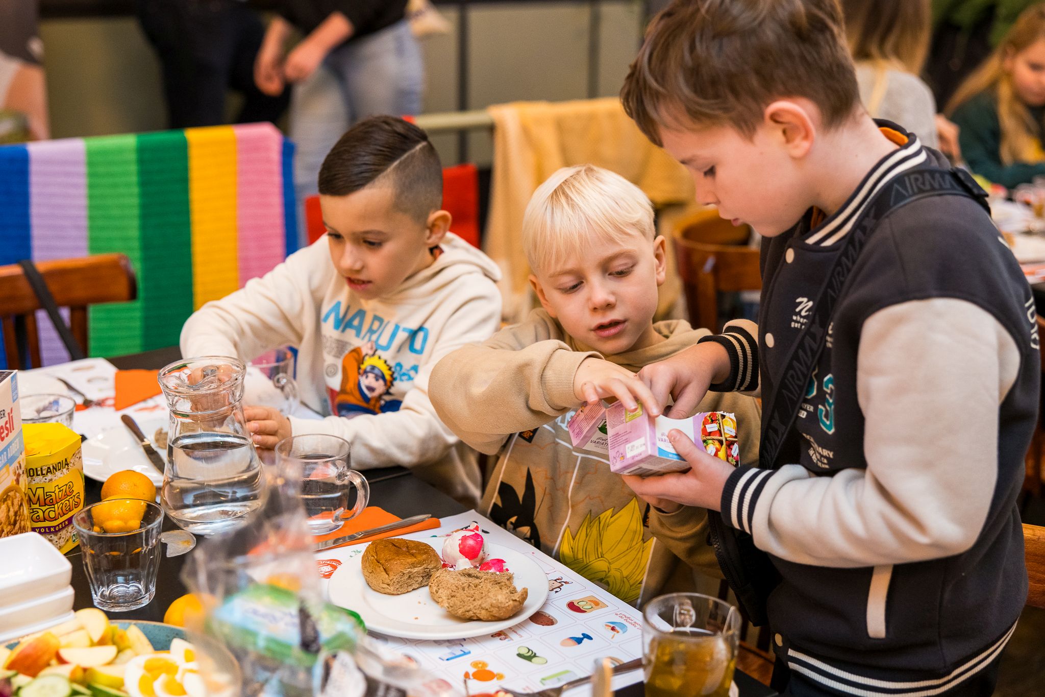 kinderen ontbijt